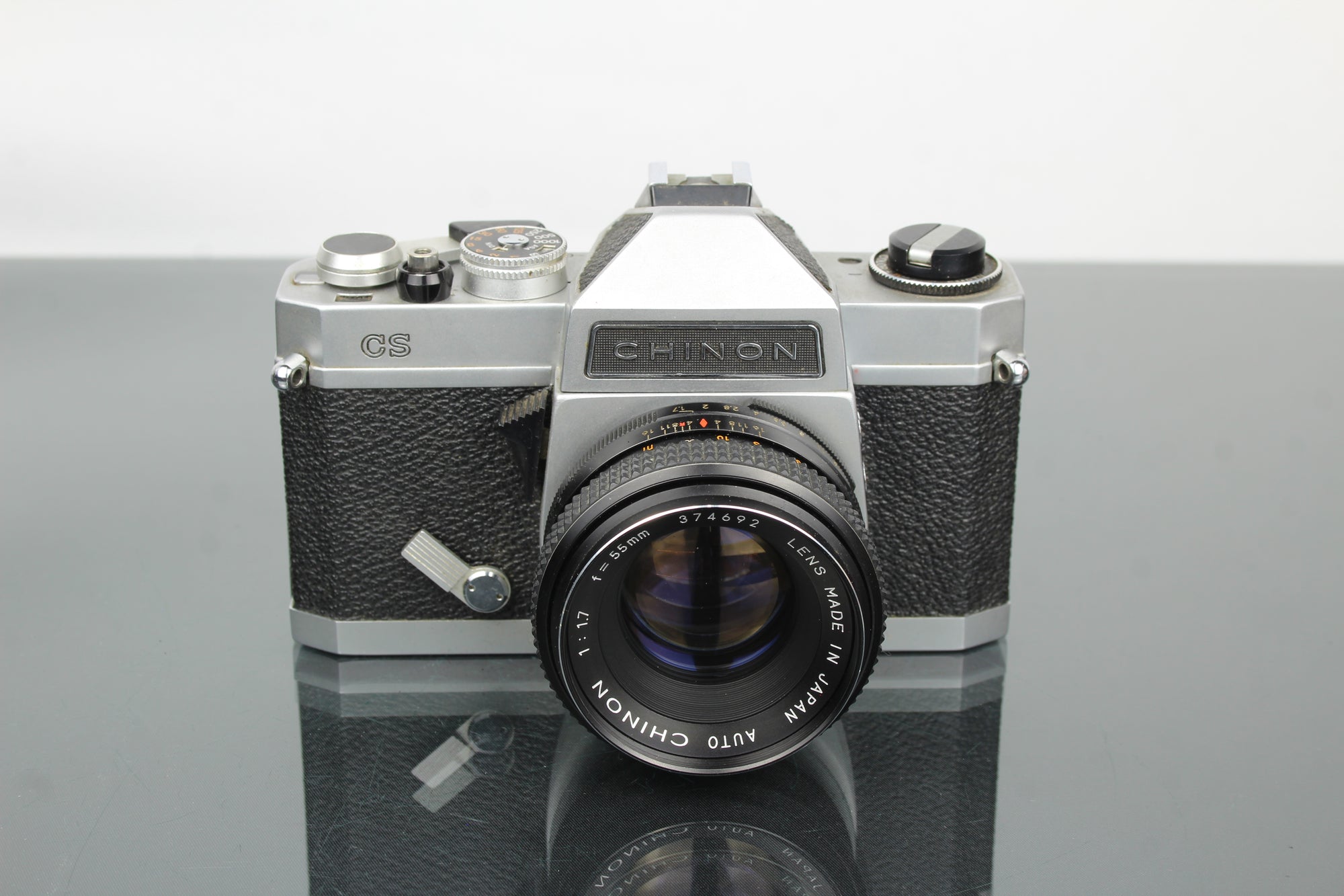 Chinon CS + lente Chinon de 55 mm 1.7