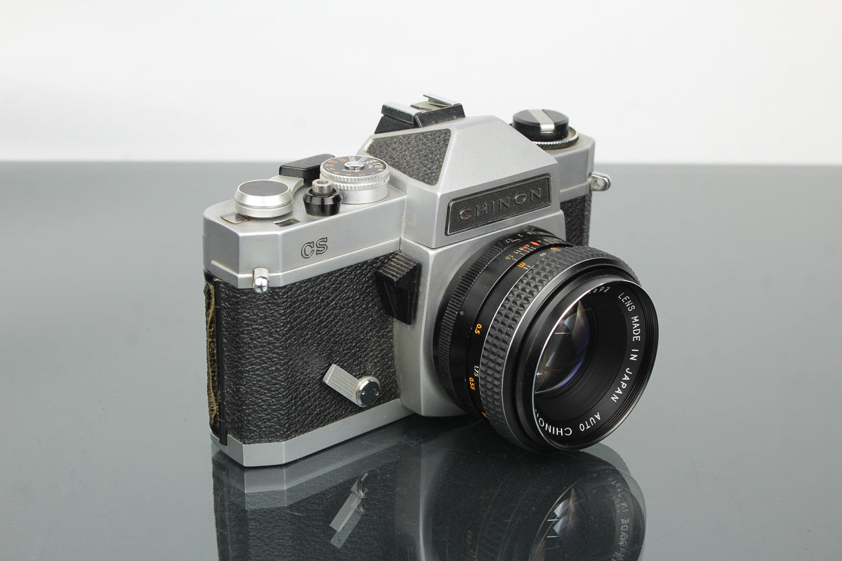 Chinon CS + lente Chinon de 55 mm 1.7