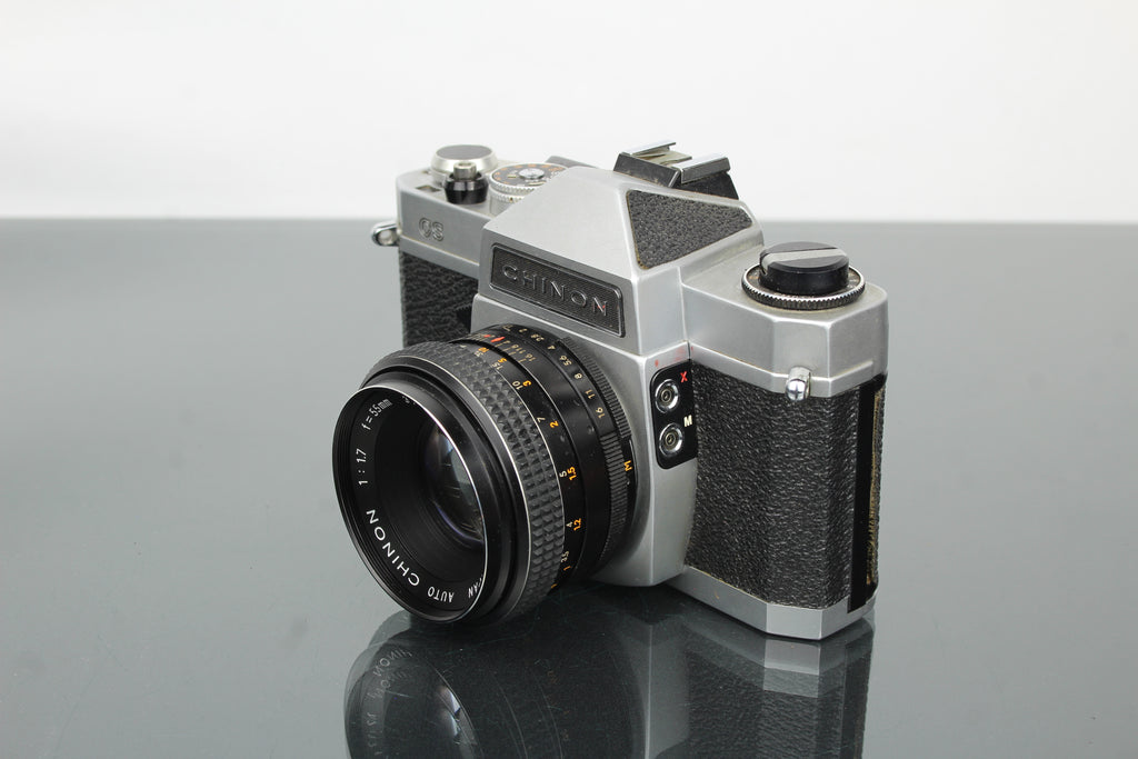 Chinon CS + lente Chinon de 55 mm 1.7