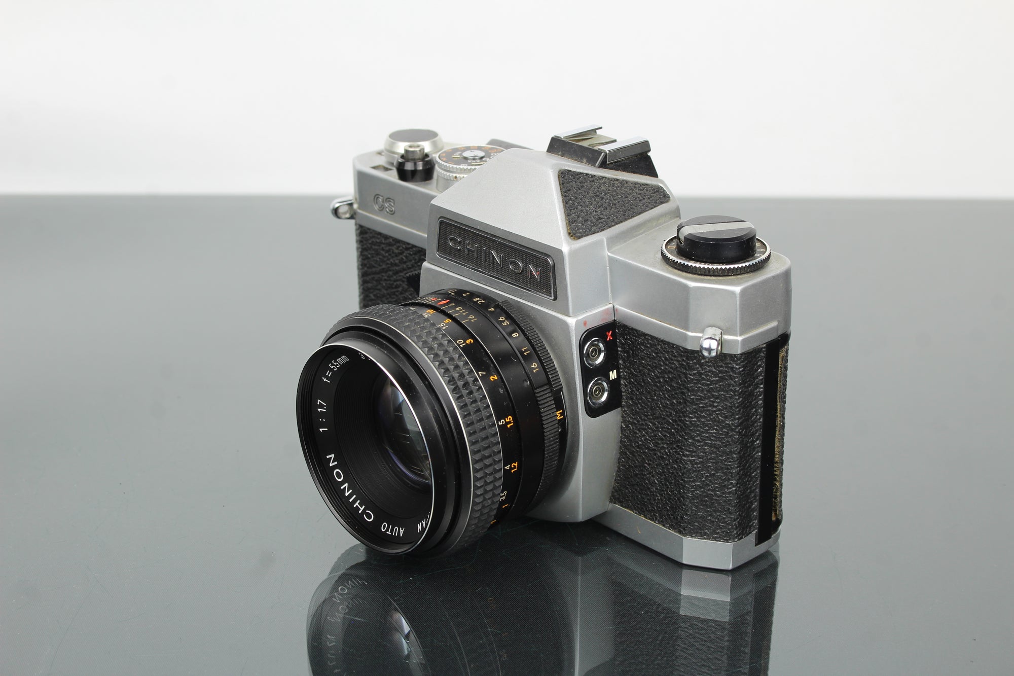 Chinon CS + lente Chinon de 55 mm 1.7