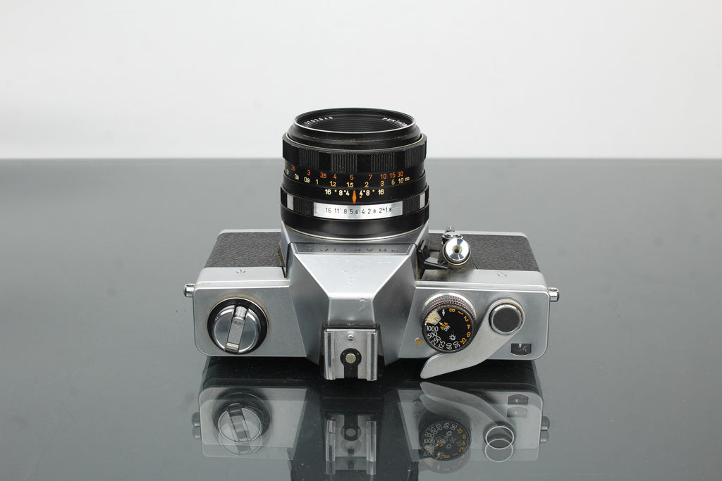 <tc>Praktica</tc> LTL + Lente Pentacon 1.8/50