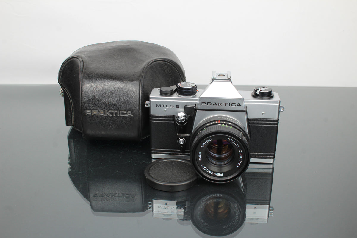 Praktica MLT 5 B + lente Pentacon auto 1.8/50 (montura M42)