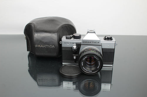 Praktica MLT 5 B + lente Pentacon auto 1.8/50 (montura M42)