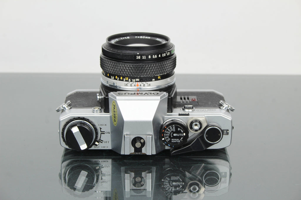 Olympus OM10 + lente OM Zuiko 50mm 1.8