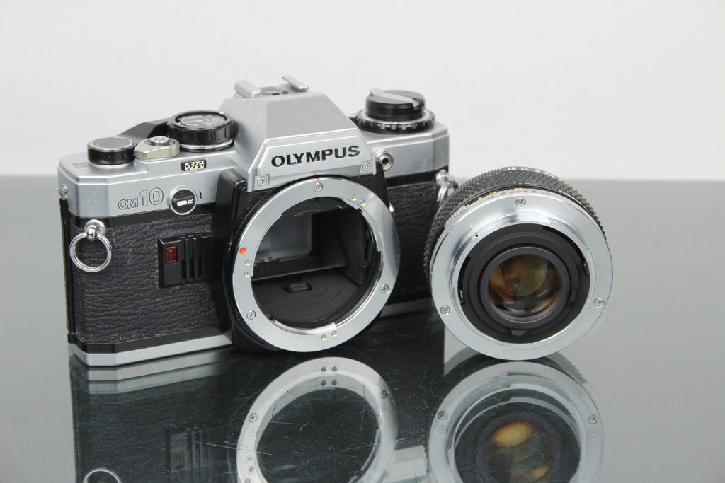 Olympus OM10 + lente OM Zuiko 50mm 1.8