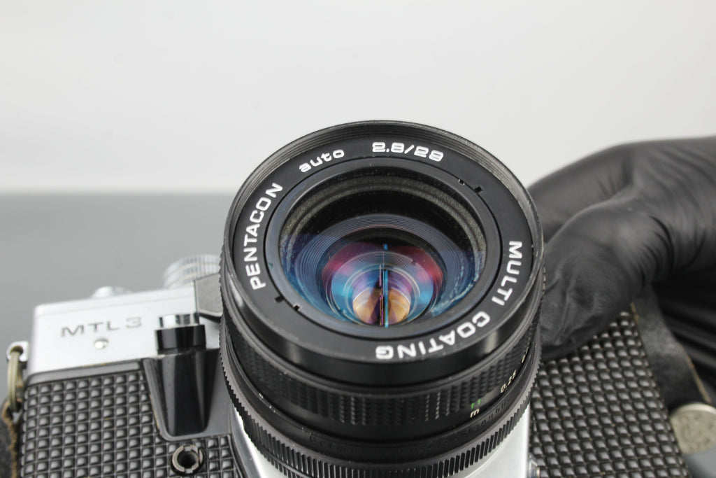 <tc>Praktica</tc> MTL 3 + lente Pentacon auto 2.8/29 M42