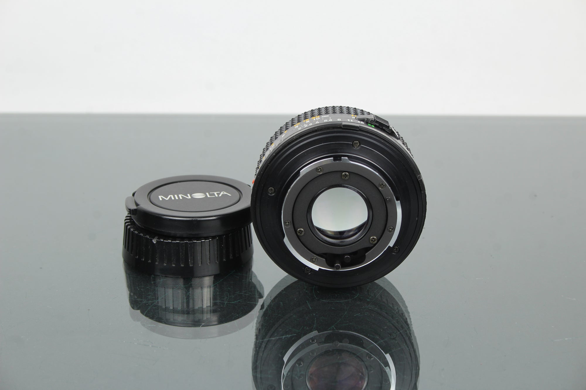 Lente Minolta MD 50mm 1:2 49mm (montura MD)