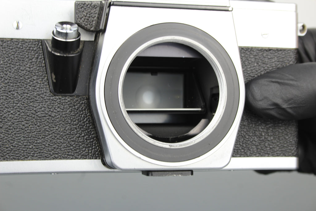 <tc>Praktica</tc> super TL2 + lente Pentacon eléctrica 50mm 1.8 M42