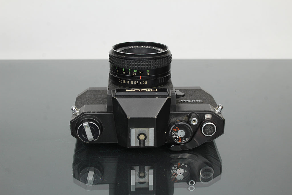 Ricoh SLX 500 + lente Auto Rikenon de 50 mm 2.8