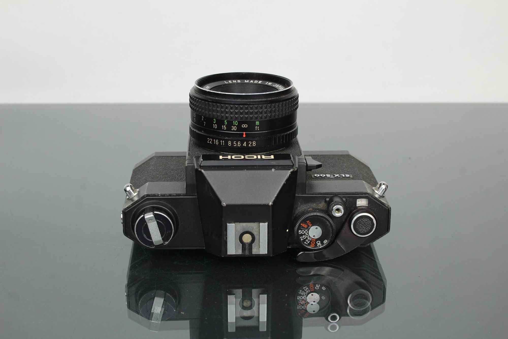 Ricoh SLX 500 + lente Auto Rikenon de 50 mm 2.8