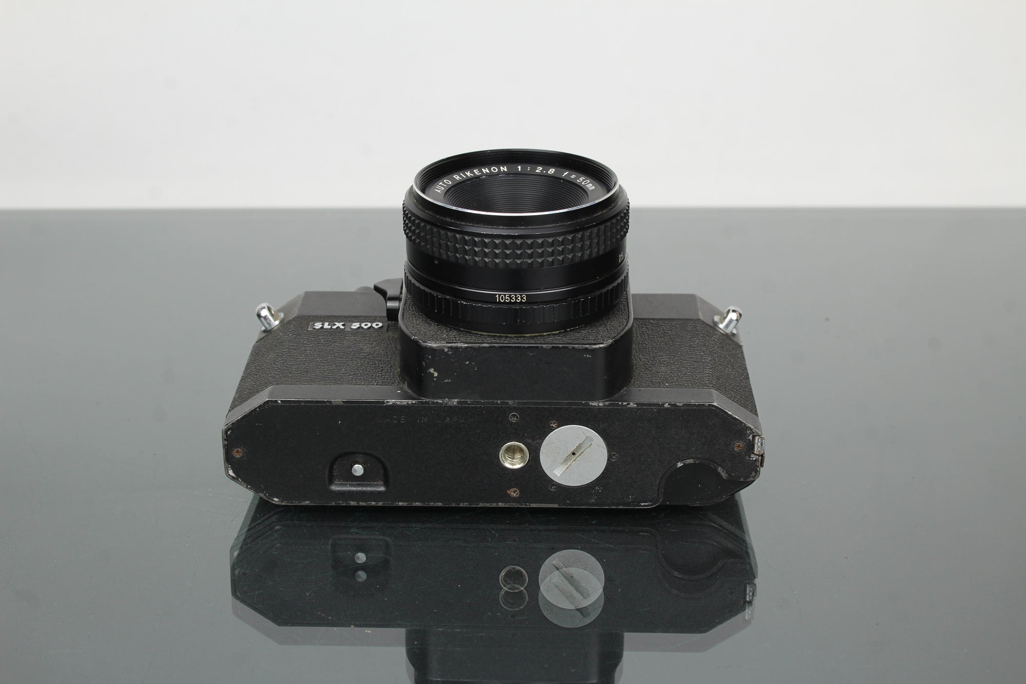 Ricoh SLX 500 + lente Auto Rikenon de 50 mm 2.8